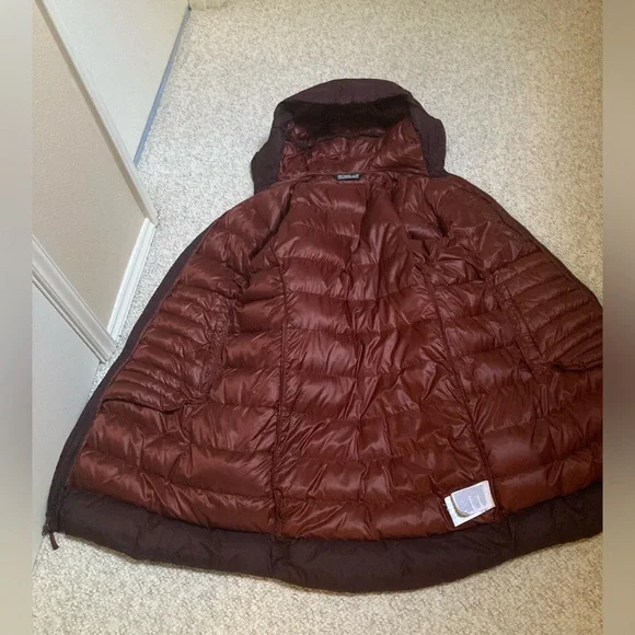 Arc’teryx Women’s Seyla Mid Insulated Coat | S | 750 grey goose down |chocolate - Picture 14 of 16